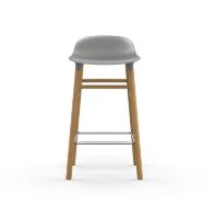 Billede af Normann Copenhagen Form Barstol SH: 65cm - Grå/Eg