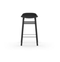 Billede af Normann Copenhagen Form Barstol SH: 65cm - Sort/Sort Eg