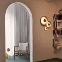 Billede af Lampefeber Ginger 32 Væg/Loftlampe Ø: 32 cm - Wenge/Hvid