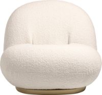 Billede af GUBI Pacha Lounge Chair - Pearl gold/Dedar Karakorum 001 