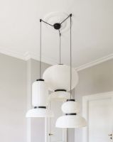 Billede af &Tradition Formakami JH4 Pendant Ø: 50 cm - Ivory White/Black