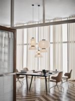 Billede af &Tradition Formakami JH4 Pendant Ø: 50 cm - Ivory White/Black