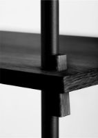 Billede af Moebe Shelving System Low 85x85 - Black