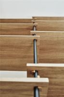 Billede af Moebe Shelving System Medium/Double 115x162 cm - Oak/Black