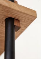 Billede af Moebe Shelving System Open Wardrobe 200x85 cm - Oak/Black