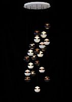 Billede af DCW Editions Here Comes The Sun Mini Ø: 10 cm - Sort/Hvid