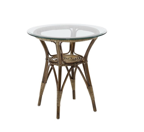 Billede af Sika-Design Tony Sidebord Ø: 60 cm - Antique Brown 