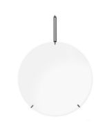 Billede af Moebe Wall Mirror Ø: 50 cm - Black