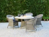 Billede af Cane-line Outdoor Lansing Stol SH: 43 cm - Taupe