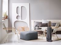 Billede af Cane-line Outdoor Divine Fodskammel 55x55 cm - Grey