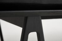 Billede af WOUD Level Daybed L: 190 cm - Sort Eg/Sort Læder