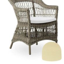 Billede af Sika-Design Hynde til Charlot & Marie Exterior Havestol 48x48 cm - B451 Tempotest Beige 