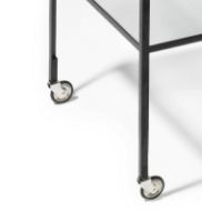 Billede af Please Wait To Be Seated Herbert Hirche Bar Wagon 70x50,6 cm - Black Frame