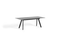 Billede af HAY CPH 30 Extendable Table 200/400x90x74 cm - Black Lacquered Solid Oak/Black Lacquered Oak Veneer