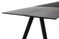 Billede af HAY CPH 30 Extendable Table 200/400x90x74 cm - Black Lacquered Solid Oak/Black Lacquered Oak Veneer