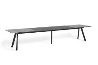 Billede af HAY CPH 30 Extendable Table 200/400x90x74 cm - Black Lacquered Solid Oak/Black Lacquered Oak Veneer