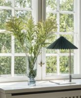 Billede af HAY Matin Table Lamp 380 Large Ø: 38 cm - Green / Brass