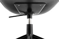 Billede af HAY AAC153 Fuldpolstret Kontorstol m/hjul SH: 56 cm - Sort Sense Læder/Sort Aluminium

