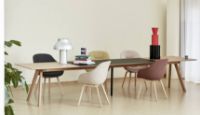 Billede af HAY CPH 30 Extendable Table 200/400x90x74 cm - Black Lacquered Solid Oak/Black Linoleum 