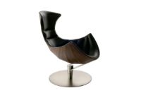 Billede af Bruunmunch The Lobster Chair SH: 39 cm - Walnut / Chrome 