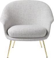 Billede af GUBI Bat Lounge Chair Low Back - Messing/Sonar 3 124
