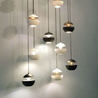 Billede af DCW Editions Here Comes The Sun Ø: 17,5cm - Sort/Hvid