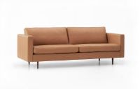 Billede af Mogens Hansen MH321 2,5 Pers Sofa L: 188 cm - Elmobaltique Læder / Cognac
