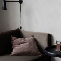 Billede af House Doctor Cur Pudebetræk 50x50 cm  - Rød/Brun OUTLET