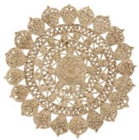 Billede af Nordal Doory Dækkeserviet Rund Ø: 45 cm - Natur / Jute  