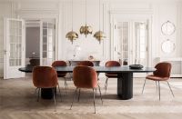 Billede af GUBI Multi-Lite pendel Small Ø:25,5 cm Brass base - Shiny Brass skærm