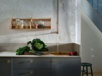 Billede af FDB Møbler B5 Børge Mogensen Hylde Dobbelt 80 x 21 cm -  Eg Massiv / Mat Lak 