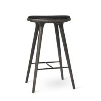 Billede af Mater High Stool H: 74 cm - Grålakeret Eg