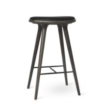 Billede af Mater High Stool H: 74 cm - Grålakeret Eg