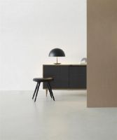 Billede af Mater Low Stool H: 47 cm - Sortlakeret Bøg