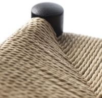 Billede af FDB Møbler J164C Jørgen Bækmark Counterstol  - Sort eg massiv/Natur flet 