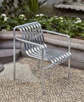 Billede af HAY Palissade Armchair SH: 45 cm - Hot Galvanised