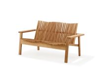 Billede af Cane-line Outdoor Amaze 2-pers. sofa, stabelbar - Teak
