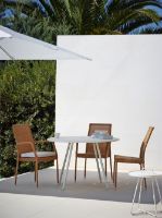 Billede af Cane-line Outdoor Area Spisebord Ø: 110 cm - White
