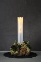 Billede af Sirius Sara Kalenderlys LED H: 29 cm - Hvid/Sølv OUTLET