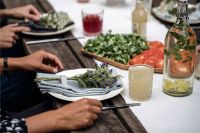 Billede af The Organic Company Napkin 40x50 cm - Dark Blue OUTLET