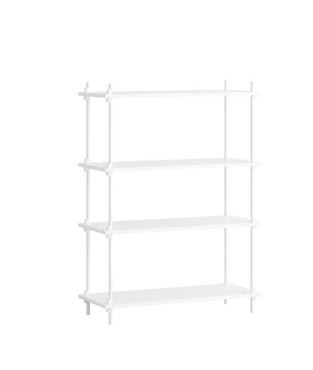 Billede af Moebe Shelving System Medium 115x162 cm - White