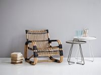 Billede af Cane-line Outdoor On-The-Move Sidebord Lille Ø: 44 cm - Taupe