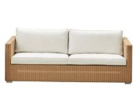 Billede af Cane-line Outdoor Chester 3-pers. loungesofa hyndesæt - White Farvekode: YS94 