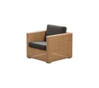 Billede af Cane-line Outdoor Chester Loungestol Hyndesæt - Black