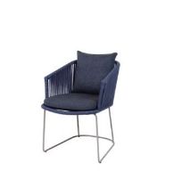 Billede af Cane-line Outdoor Moments Hyndesæt til Stol - Dark Blue