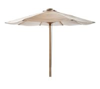 Billede af Cane-line Outdoor Classic Parasol Ø: 300 cm - Light Grey OUTLET