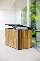 Billede af Cane-line Outdoor Combine Hyndeboks Lille - Teak/Lava Grey
