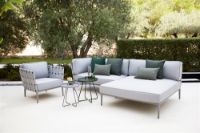Billede af Cane-line Outdoor Conic Daybed Modul L: 120 cm - Light Grey