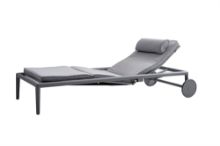 Billede af Cane-line Outdoor Conic Solvogn 78x220 cm - Light Grey