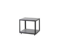 Billede af Cane-line Outdoor Level Sofabord Lille 48x48 cm - Lava Grey/Light Grey